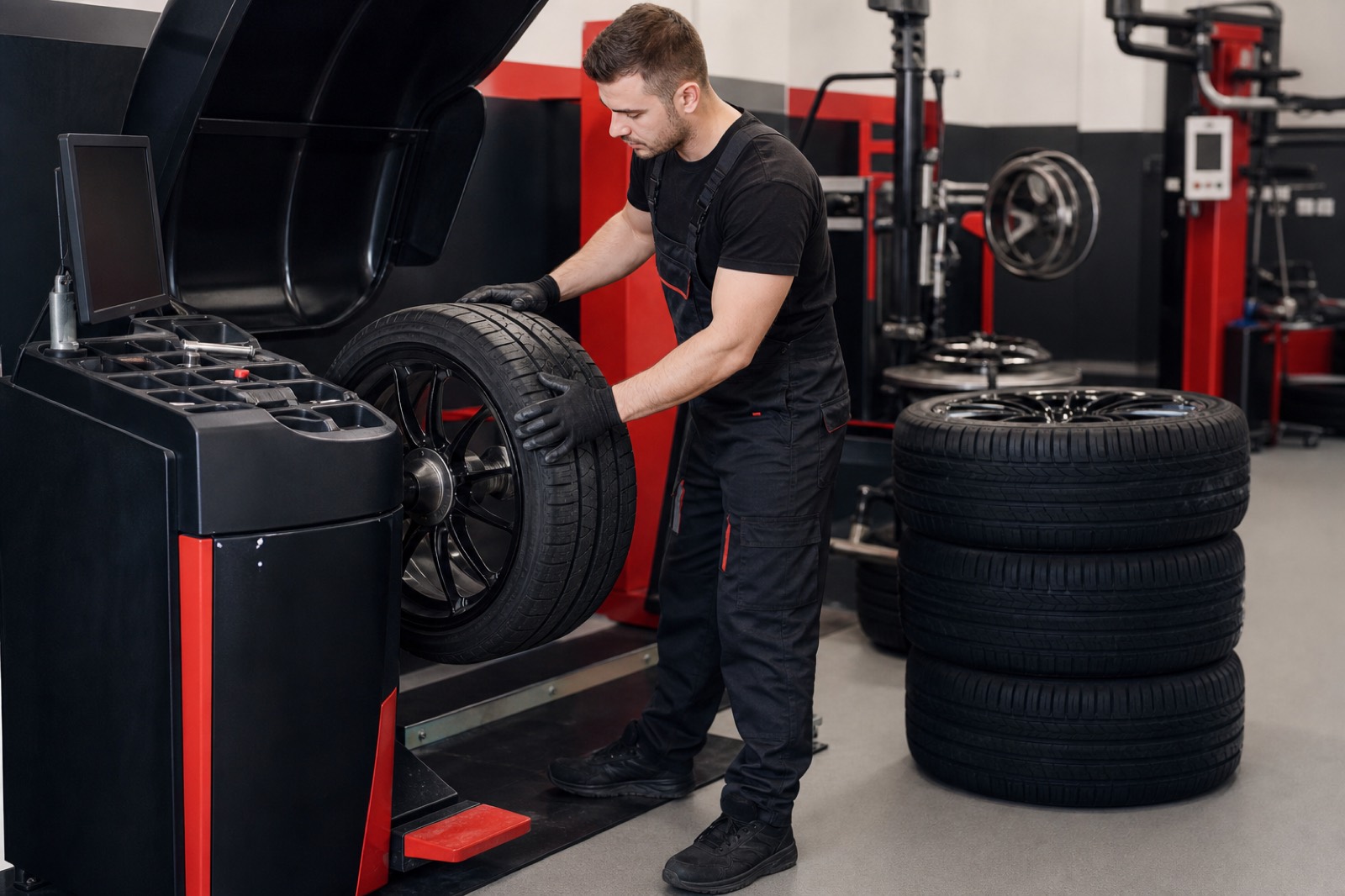 Přezutí a vyvážení pneumatik v pneuservisu AUTOMACHA